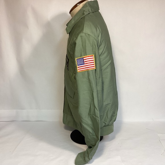 Top Gun 2 Captain Pete Mitchell Flight bomber Jacket size 2XL Tom Cruise - Picture 6 of 10